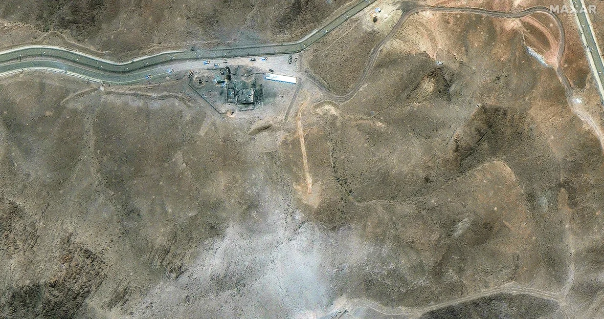 A satellite overview shows earthmoving at the Fordow Fuel Enrichment Facility,, following U.S. airstrikes amid the Iran-Israel conflict, near Qom, Iran, June 27, 2025. Maxar Technologies/Handout via REUTERS THIS IMAGE HAS BEEN SUPPLIED BY A THIRD PARTY. NO RESALES. NO ARCHIVES. MANDATORY CREDIT. DO NOT OBSCURE LOGO./Maxar Technologies