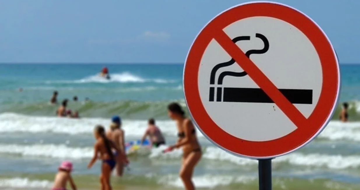 plaža zabrana pušenja/