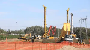 Mitrović i Mihajlović obišli gradilište mosta Rača/ANADOLIJA/Milos Miskov