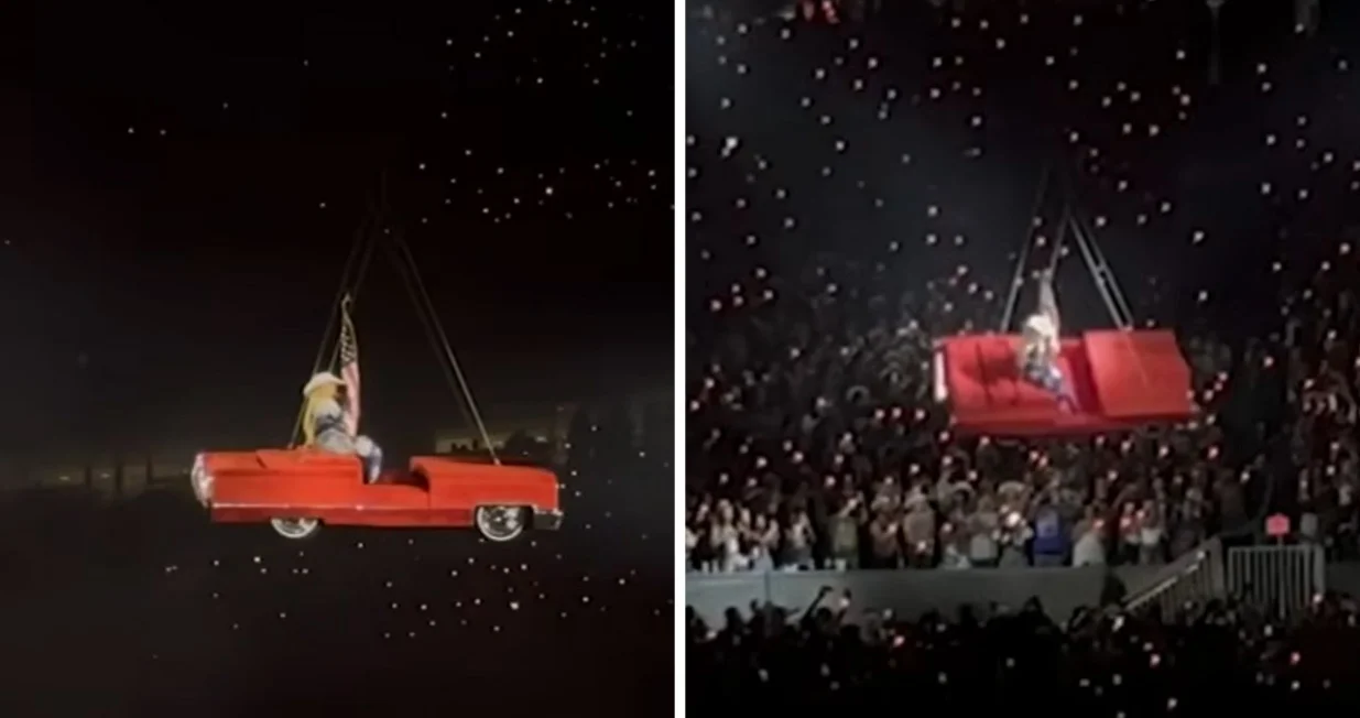 Automobil u kojem je bila Beyonce visio u zraku/Društvene Mreže