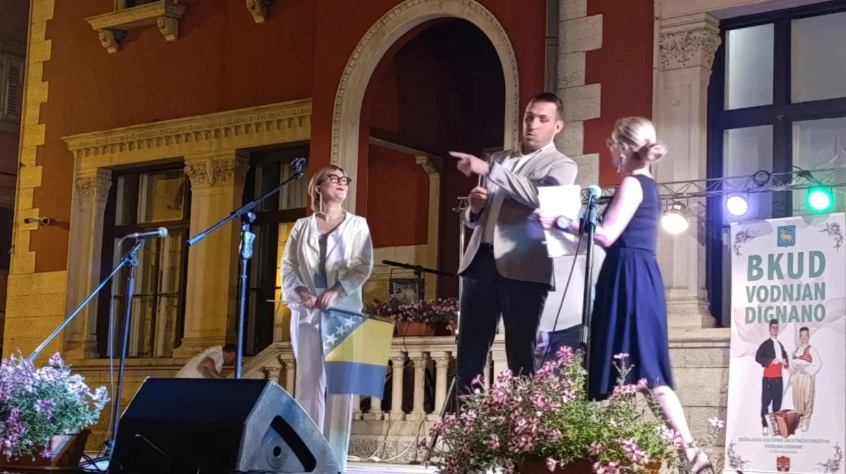 Gradonačelnik Vodnjana Igor Orlić i zamjenica gradonačelnika Manuela Geissa/Mirza Dajić/