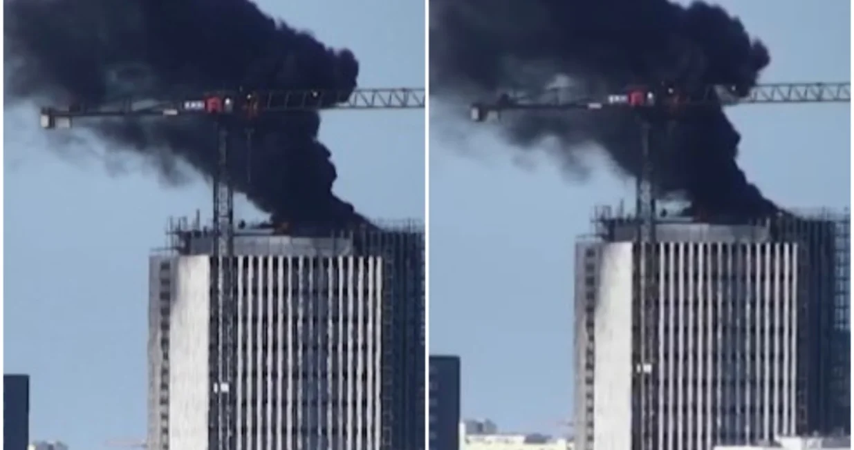 Izbio veliki požar/Printscreen/X.com//