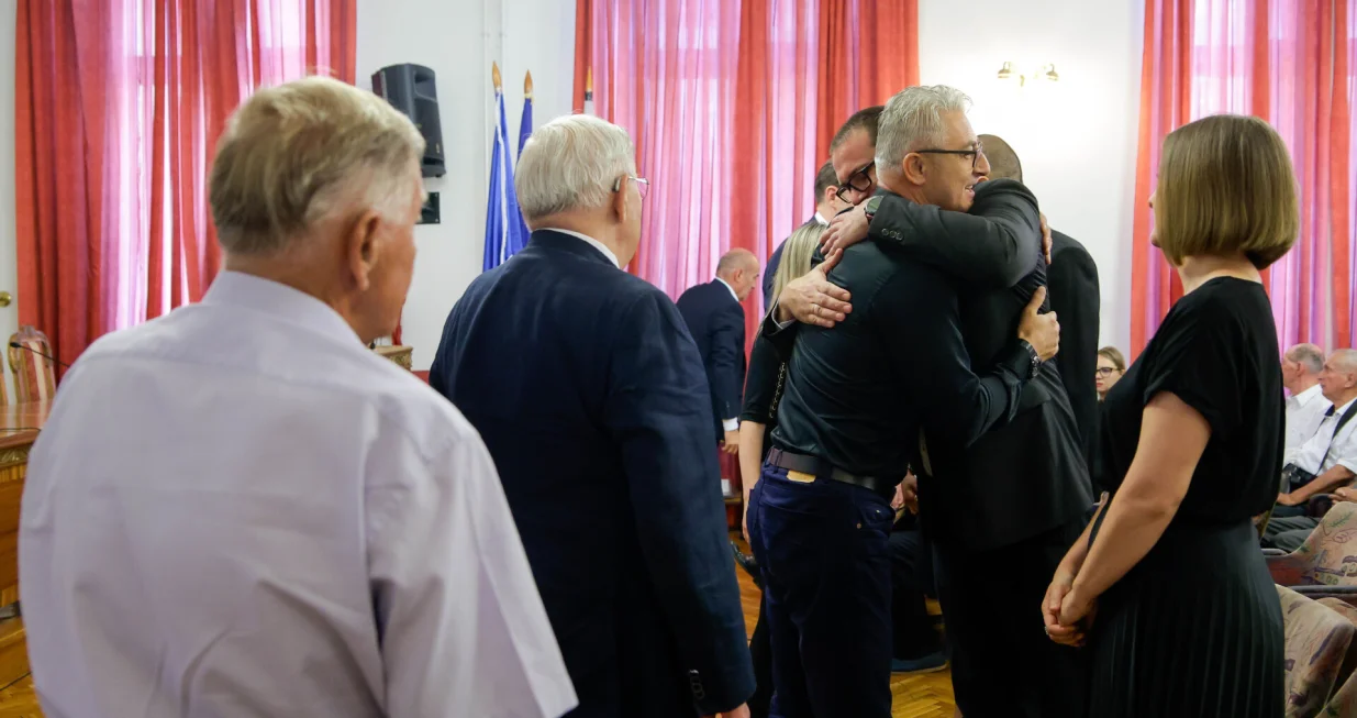 Komemoracija za prof. Šaina u rektoratu UNSA/Damir Deljo