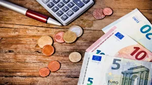 Novac euri plata ilustracija/