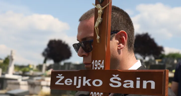 Sahrana Željko Šain groblje Bare/Senad Gubelić