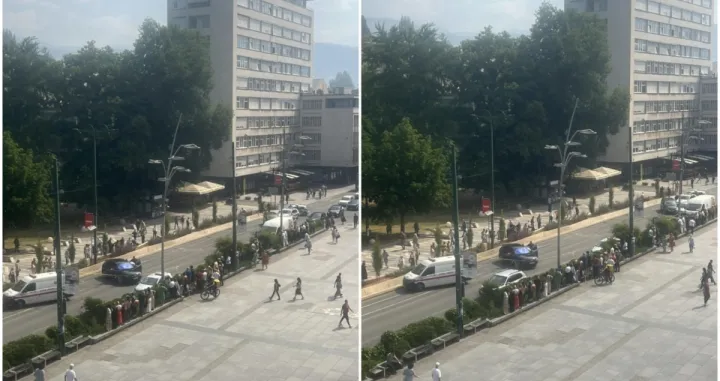 Na terenu policija i Hitna pomoć/Oslobođenje/