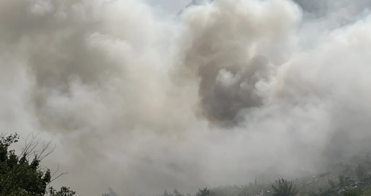 Požar na deponiji Krupačke stijene/Amir Papić