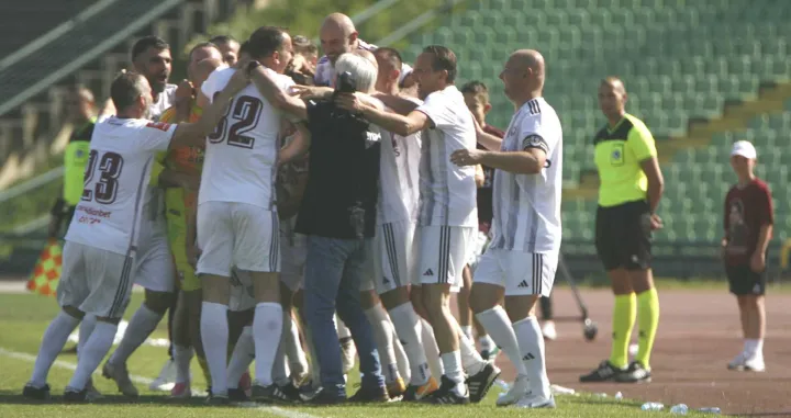 Veteranski derbi Sarajeva i Željezničara (FOTO: Damir Deljo/Oslobođenje) 