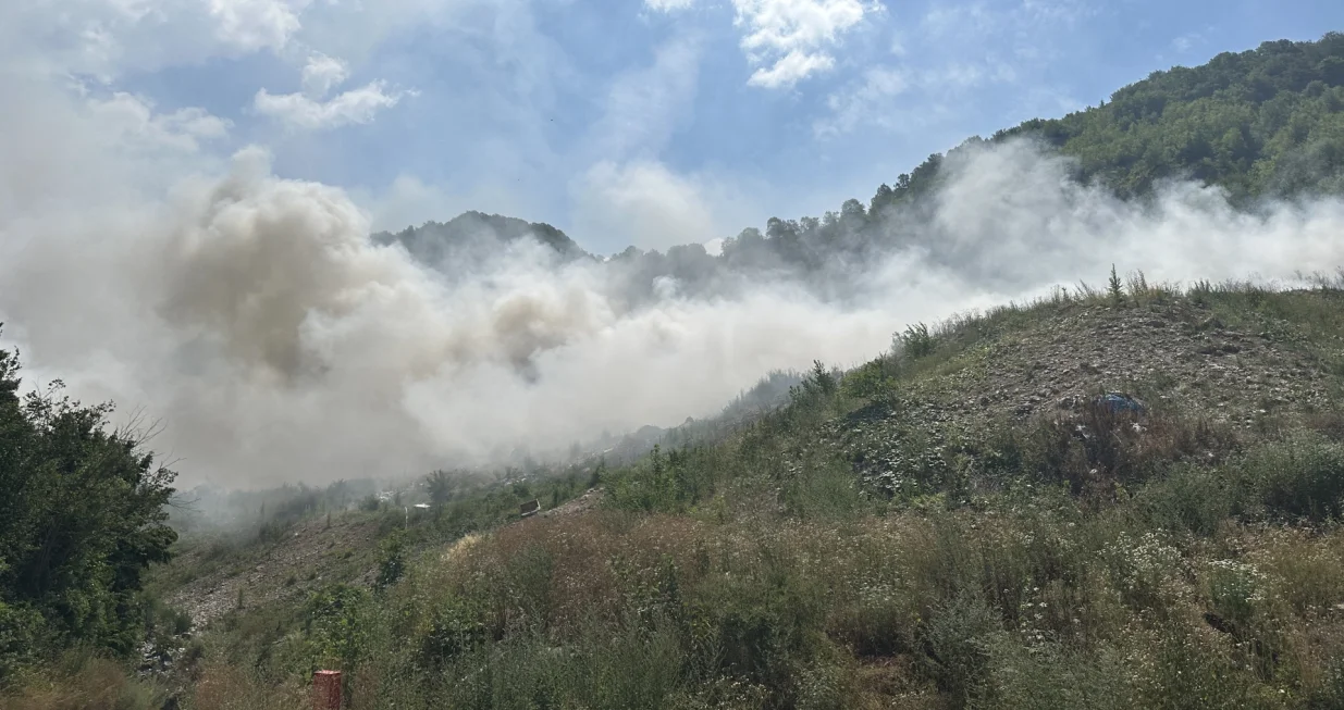 Požar na deponiji Krupačke stijene/Amir Papić