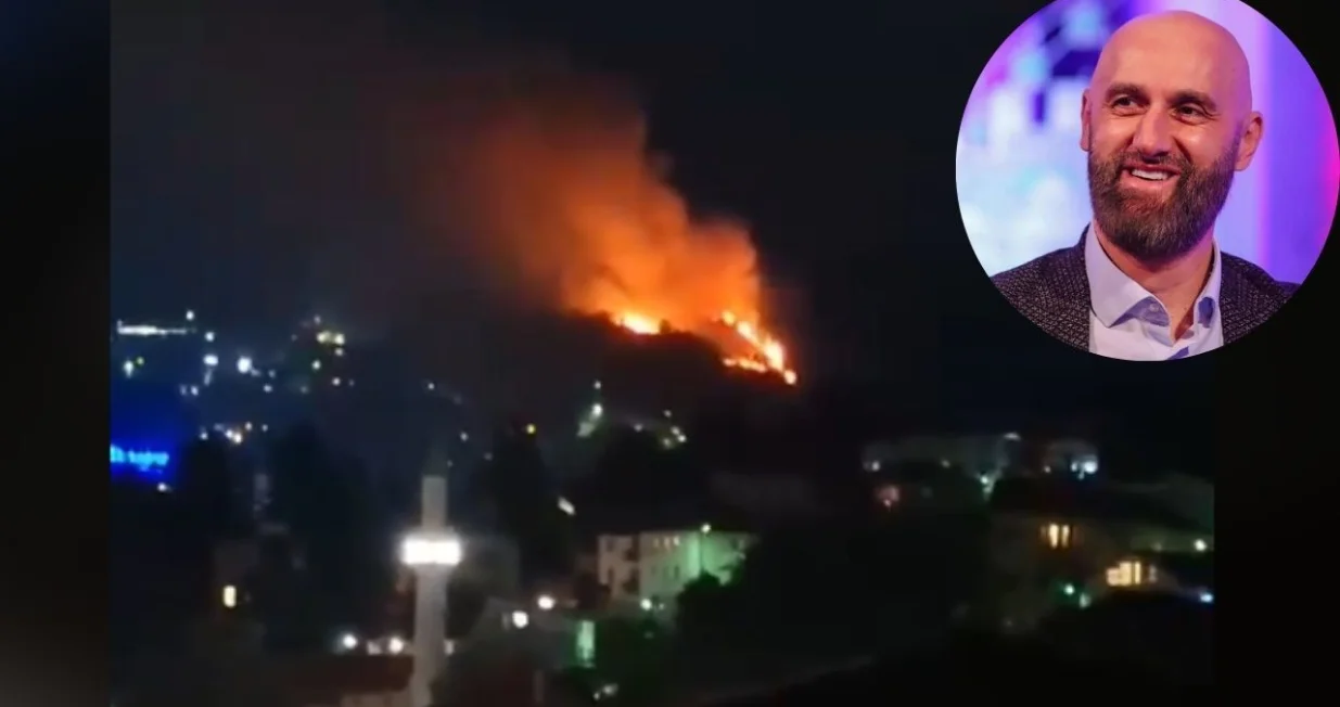 Muhamed ef. Velić je imao urnebesan komentar na sinoćnji vatromet koji je prouzrokovao požar/Facebook