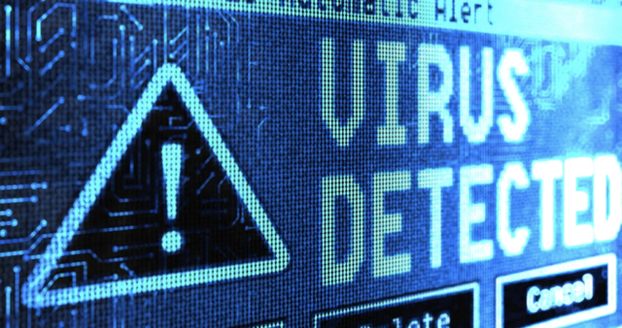 Kompjuterski virus, ilustracija/