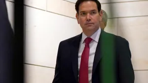 FILE PHOTO: U.S. Secretary of State Marco Rubio arrives prior to a closed briefing on Iran for members of the House of Representatives on Capitol Hill in Washington, D.C., U.S., June 27, 2025. REUTERS/Elizabeth Frantz/File Photo/Elizabeth Frantz
