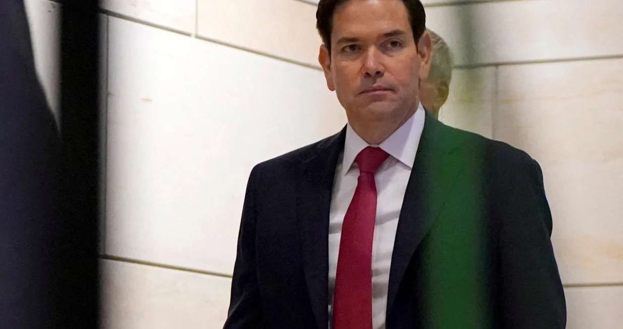 FILE PHOTO: U.S. Secretary of State Marco Rubio arrives prior to a closed briefing on Iran for members of the House of Representatives on Capitol Hill in Washington, D.C., U.S., June 27, 2025. REUTERS/Elizabeth Frantz/File Photo/Elizabeth Frantz