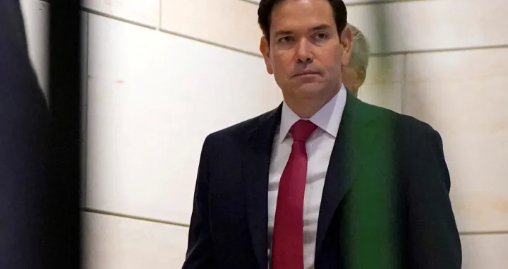 FILE PHOTO: U.S. Secretary of State Marco Rubio arrives prior to a closed briefing on Iran for members of the House of Representatives on Capitol Hill in Washington, D.C., U.S., June 27, 2025. REUTERS/Elizabeth Frantz/File Photo/Elizabeth Frantz