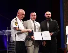 Dan policije u FBiH, svečanost, odlikovanje, Ramo Isak, Rusmir Isak i Vahidin Munjić/Fup