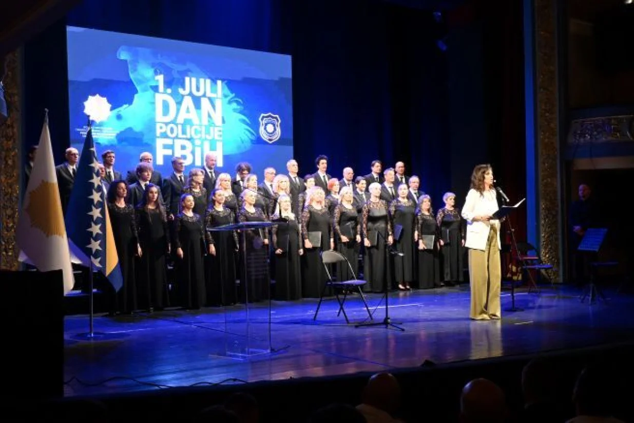 Dan policije u FBiH, svečanost, odlikovanje/Fup