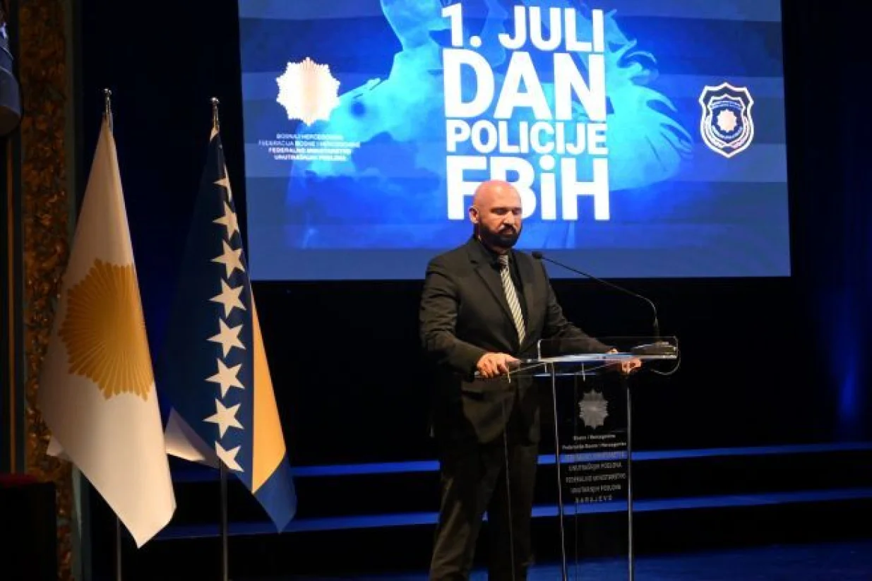 Dan policije u FBiH, svečanost, odlikovanje, Ramo Isak/Fup