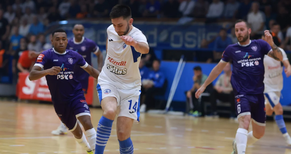 02.06.2025., SD Zrinjevac, Osijek - SuperSport Hrvatska malonogometna liga, finale, 4. utakmica, MNK Osijek - MNK Novo vrijeme. Marin Sesar Photo: Davor Javorovic/PIXSELL