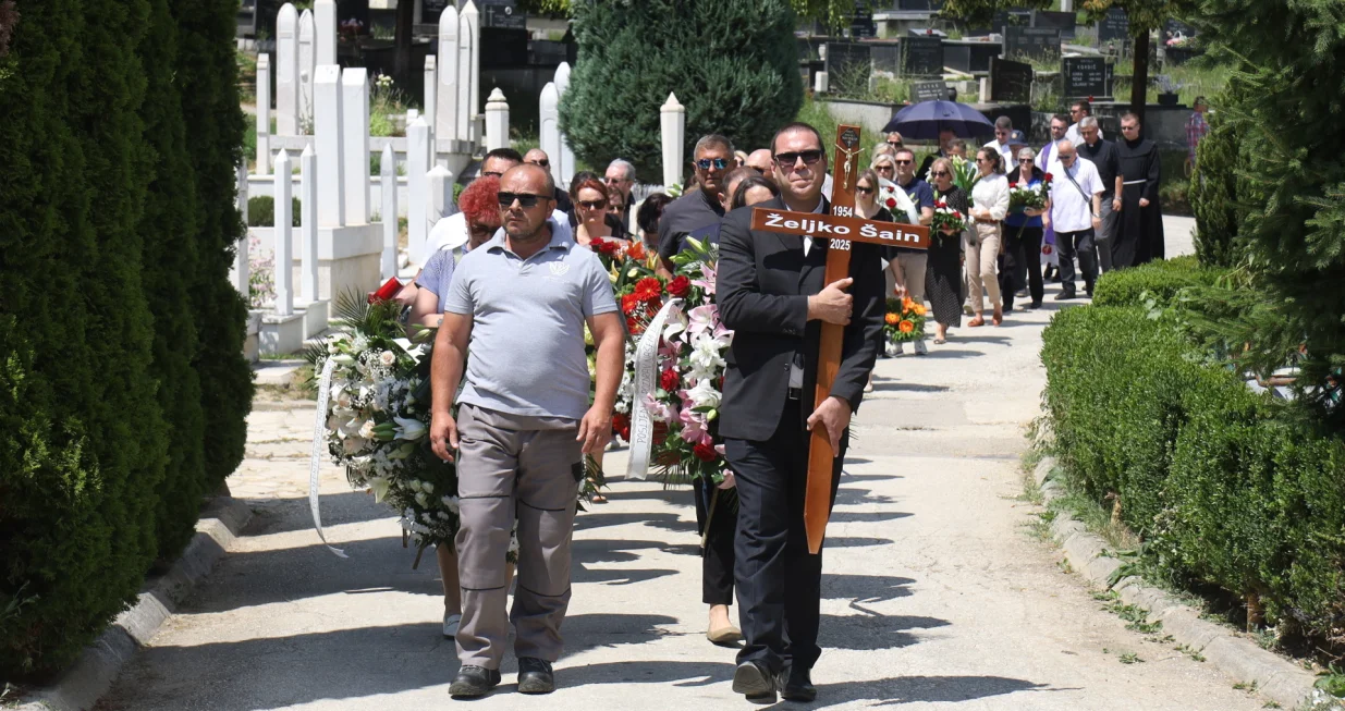 Sahrana Željko Šain groblje Bare/Senad Gubelić