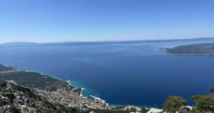 Jadransko more, sunčano, pogled, Biokovo, Brela/Oslobođenje