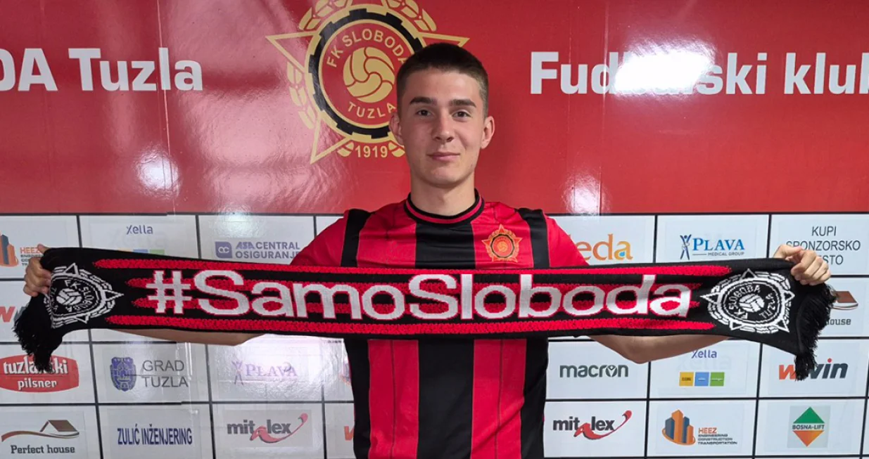 Amar Jogunčić potpisao novi ugovor sa Slobodom (FOTO: FK Sloboda)