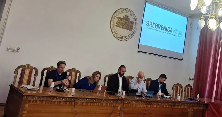 Drugi dan međunarodne konferencije "Srebrenica 30 godina poslije genocida – sjećanje, odgovornost i izazovi negiranja"/Selma Aščerić