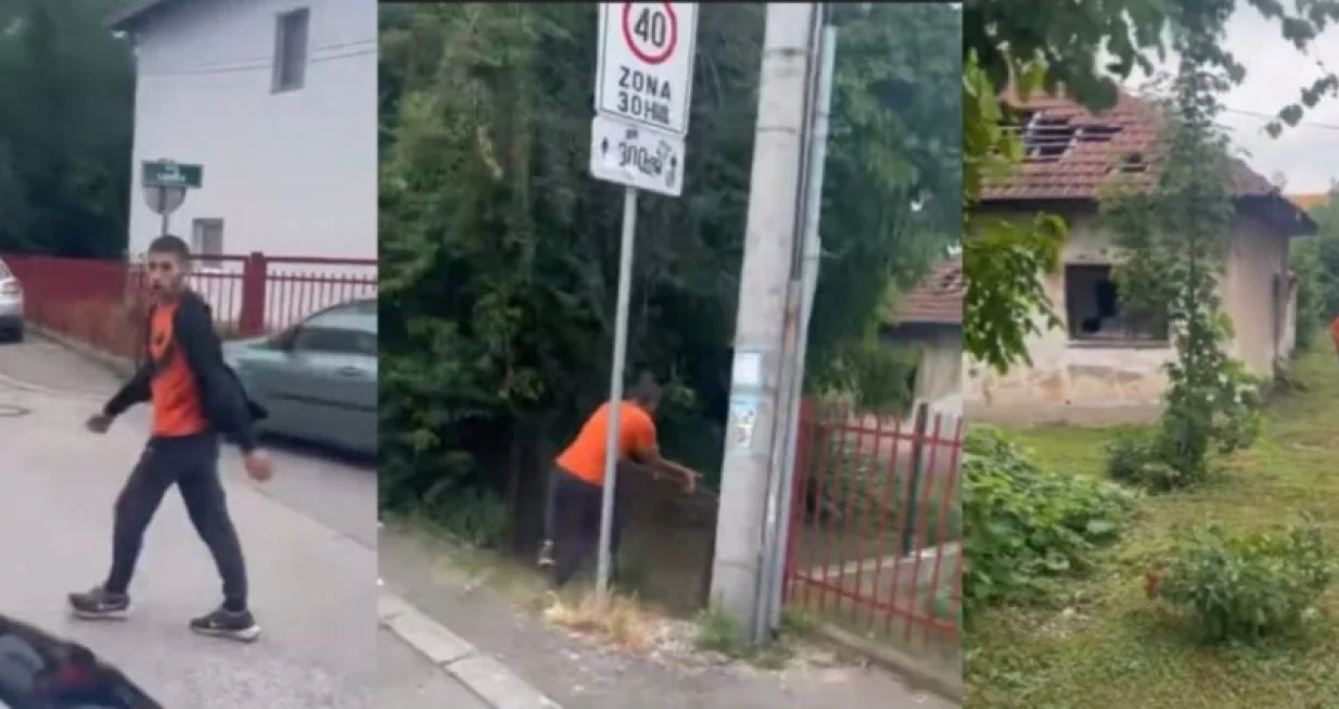 Snimljen lopov/Printscreen/Facebook//