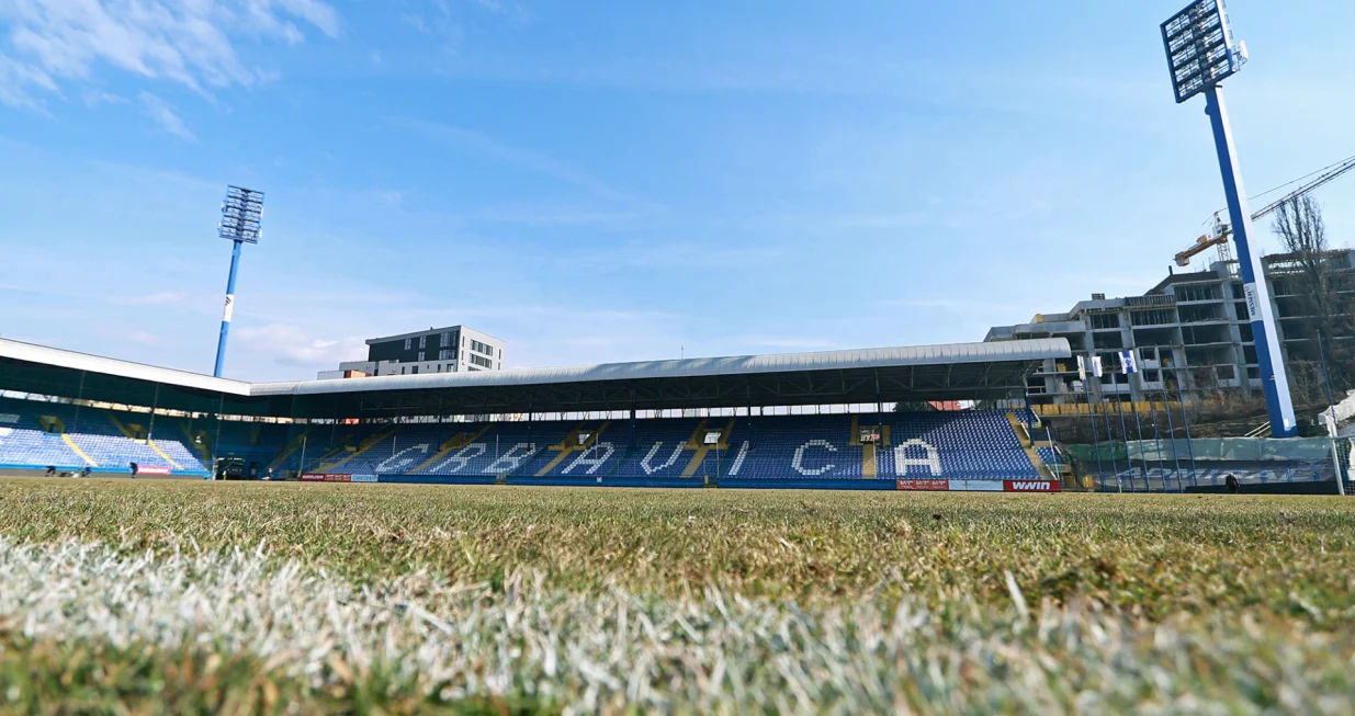 Stadion Grbavica uoči duela Željezničara i Vareša