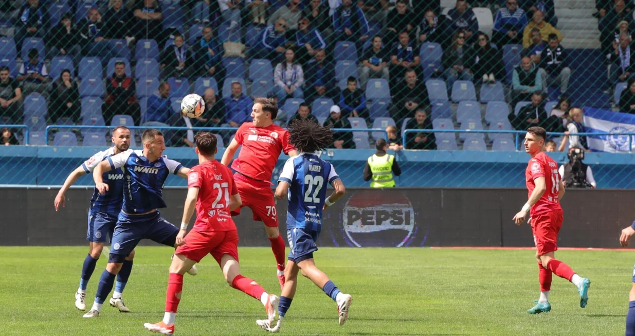 FK Željezničar - FK Velež (FOTO: Senad Gubelić/Oslobođenje)