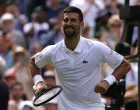 Tennis - Wimbledon - All England Lawn Tennis and Croquet Club, London, Britain - July 3, 2025 Serbia's Novak Djokovic celebrates winning his second round match against Britain's Daniel Evans REUTERS/Andrew Couldridge