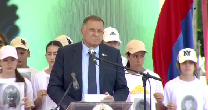 Milorad Dodik u Bratuncu/Prtsc