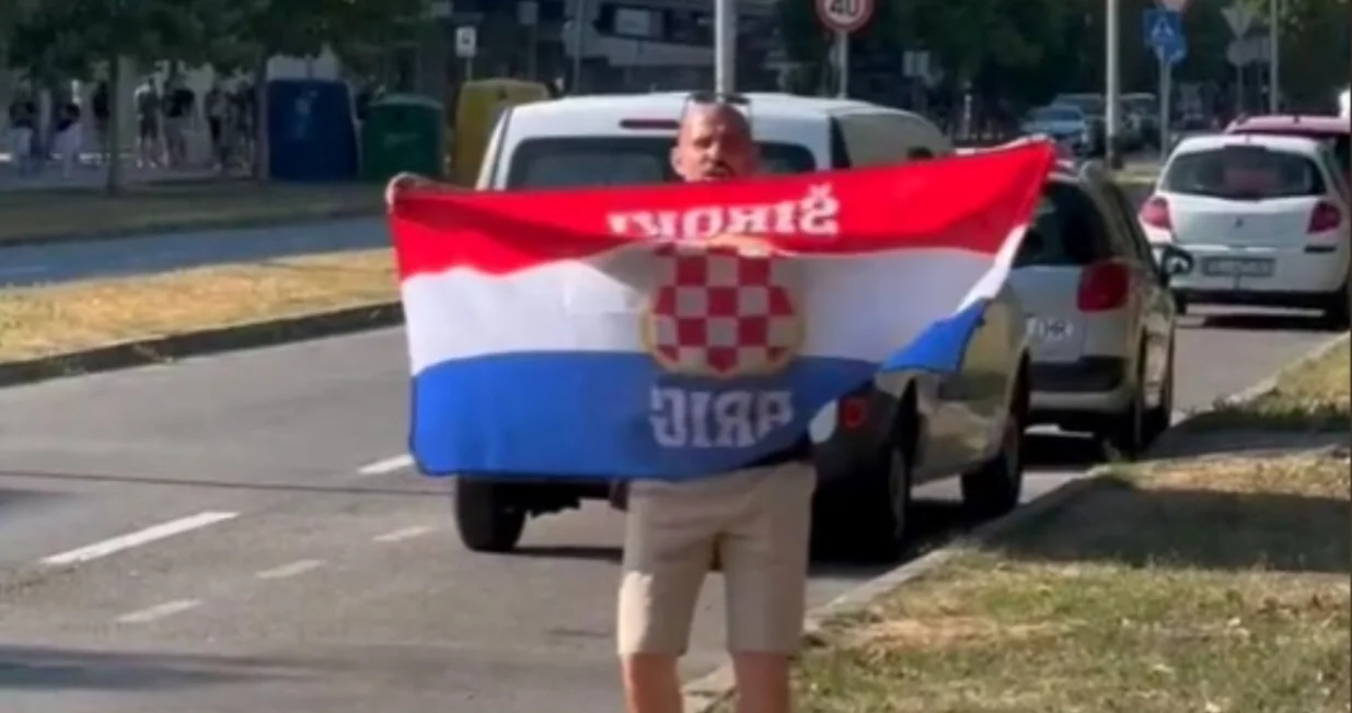 Muškarac urlao ustaške pjesme, pozivao na klanje Srba, Zagreb, koncert Marko Perković Thompson/