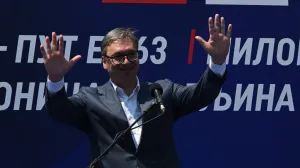 Predsjednik Srbije Aleksandar Vučić, otvaranje dijela autoputa kod Požege u centralnoj Srbiji/Facebook