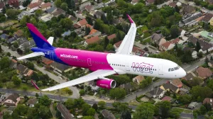 Wizz Air avion - let/