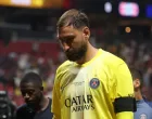 Soccer Football - FIFA Club World Cup - Quarter Final - Paris St Germain v Bayern Munich - Mercedes-Benz Stadium, Atlanta, Georgia, U.S. - July 5, 2025 Paris St Germain's Gianluigi Donnarumma after the match IMAGN IMAGES via Reuters/Brett Davis