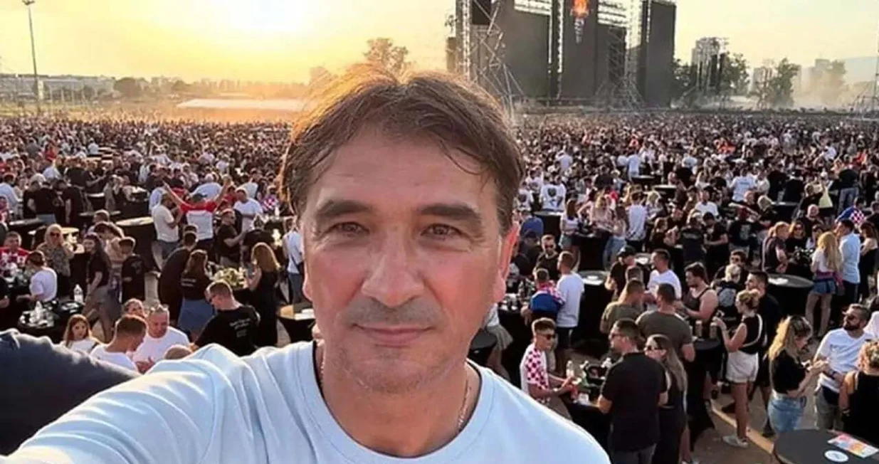 Zlatko Dalić na Thompsonovom koncertu (FOTO: Instagram)