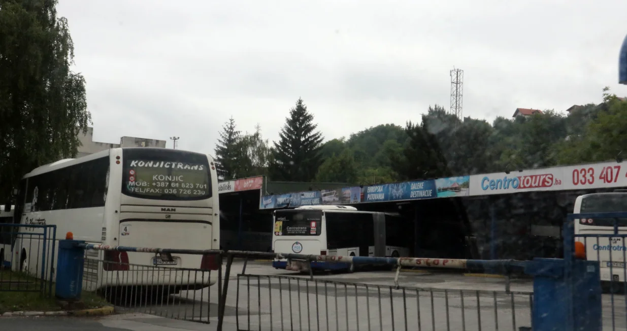 autobuska stanica Sarajevood danas se može putovati u Hrvatsku Crnu goru i Srbiju/Didier Torche