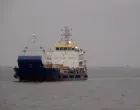 epa09664897 A handout frame grab from a video made available by the Houthis movement shows a UAE-flagged ship after it was seized by the Houthis off the Red Sea coast, Yemen, 03 January 2022. The Houthis in Yemen announced on 03 January 2022 that they had seized UAE-flagged ship named 'Rawabi' in the Red Sea claiming it was carrying 'military supplies'. The Saudi-led coalition on the other hand claimed the ship was carrying 'medical equipment' and accused the Houthis with committing 'armed piracy'. EPA/HOUTHIS MOVEMENT HANDOUT HANDOUT EDITORIAL USE ONLY/NO SALES/Houthis Movement Handout