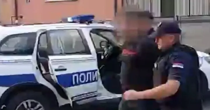 Uhapšen osumnjičeni/Printscreen/MUP Srbije//
