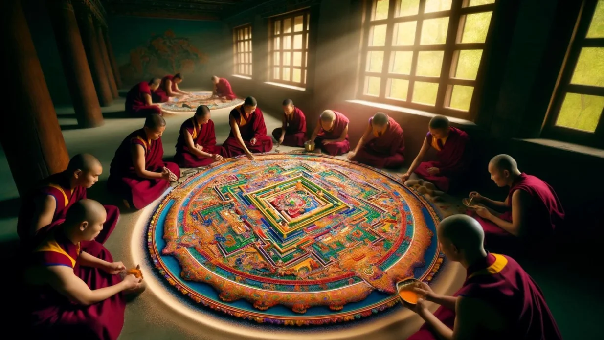 : DEBATA U LAMASERIJI TAŠILHUNPO: Lama Bainqen Erdini Qoigyijabu polaže najviši stepen takozvanog 'sutra učenja' tibetanskog budizma/Danny