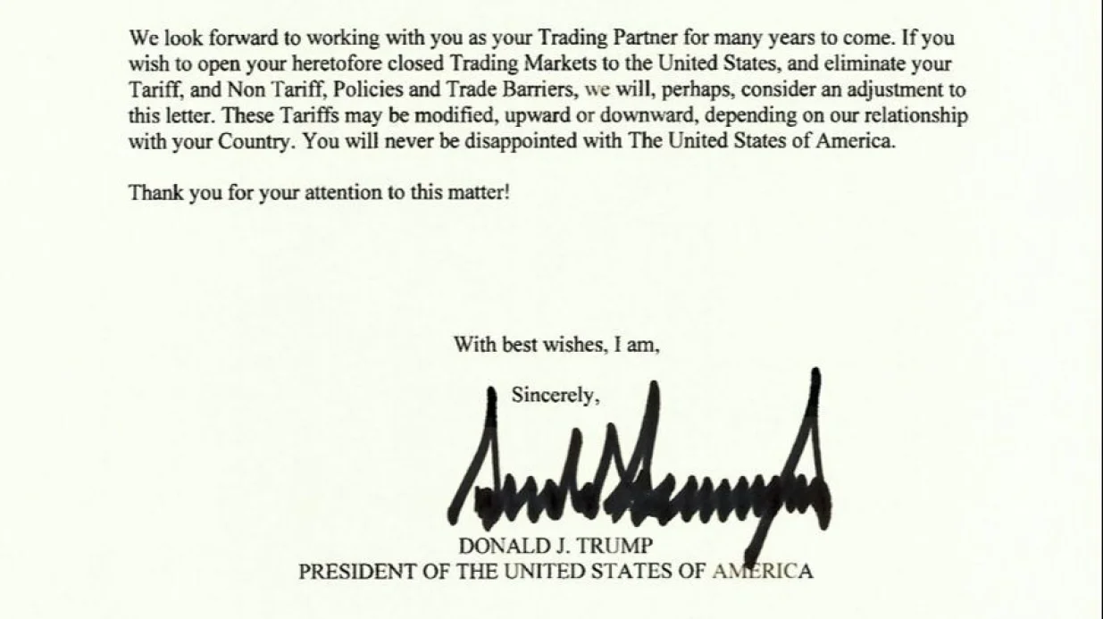 Pismo Donalda Trumpa upućeno Predsjedništvu BiH/