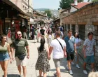 Baščaršija, Sarajevo, turisti, vrućina, vruće, ljeto/Damir Deljo