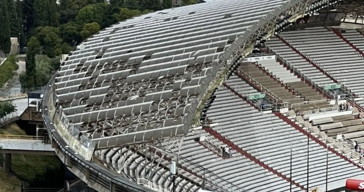 Stadion Poljud šteta nakon nevremena