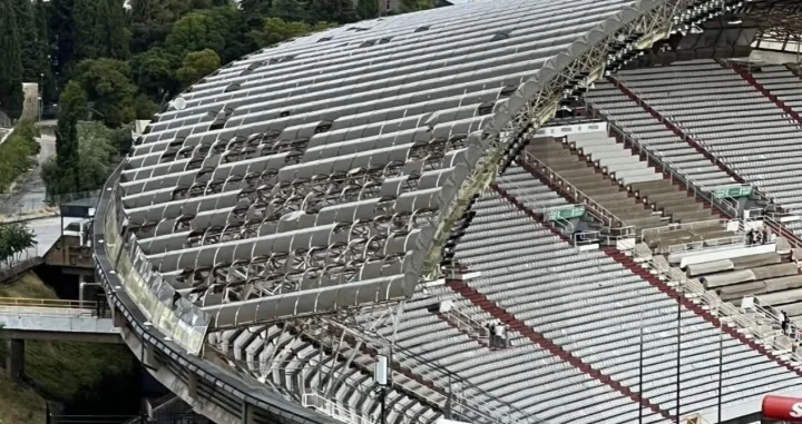 Stadion Poljud šteta nakon nevremena