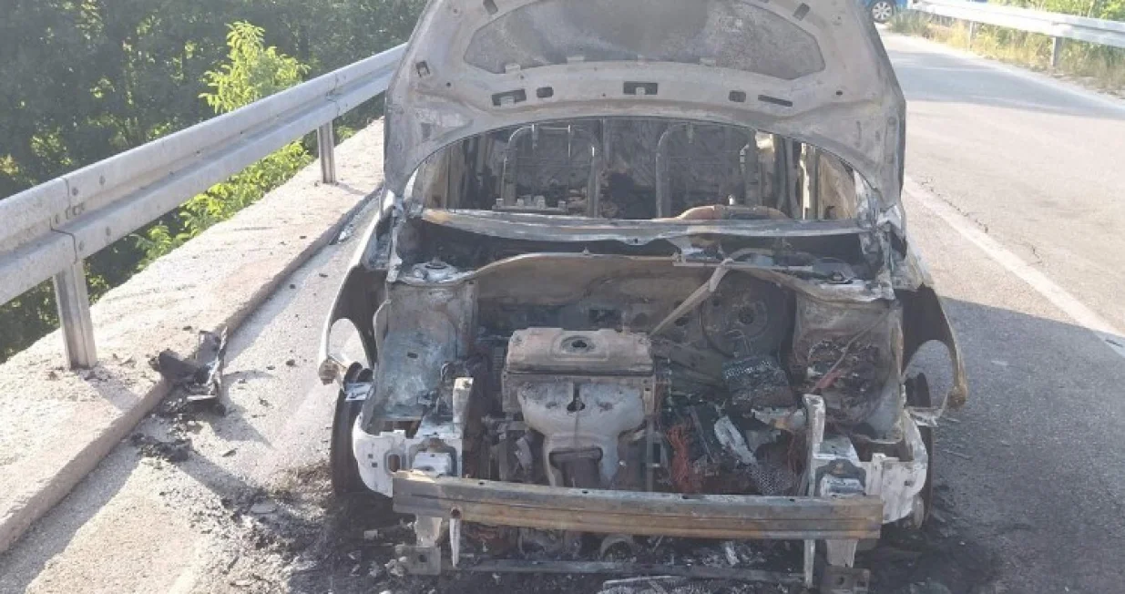 Vatra "progutala" vozilo/Srna//