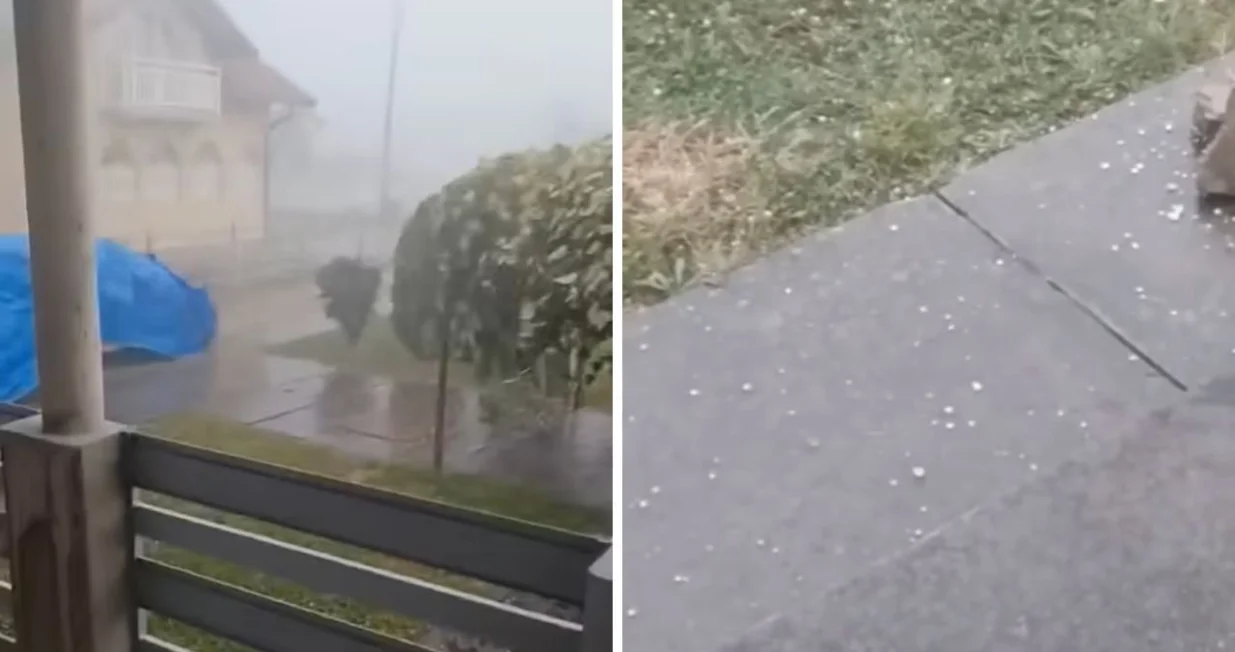 Nevrijeme u Jablanici, padao grad/Crna Hronika