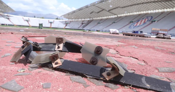 Oštećenja na stadionu Poljud (FOTO: Ivo Cagalj/PIXSELL)