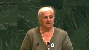 Munira Subašić u UN-u/
