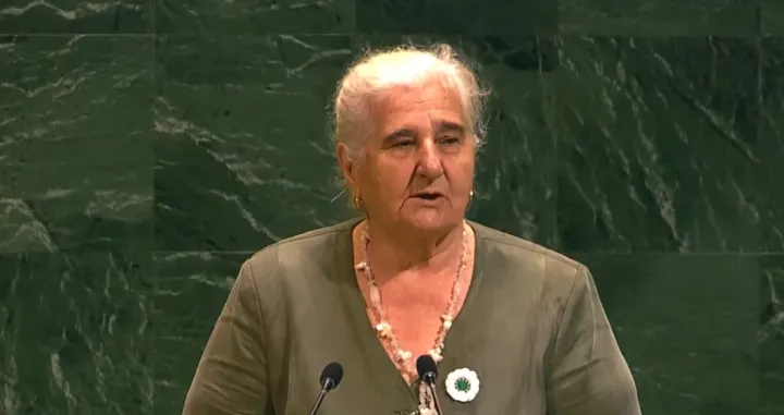 Munira Subašić u UN-u/