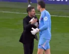 Diego Simeone i Thibaut Courtois 